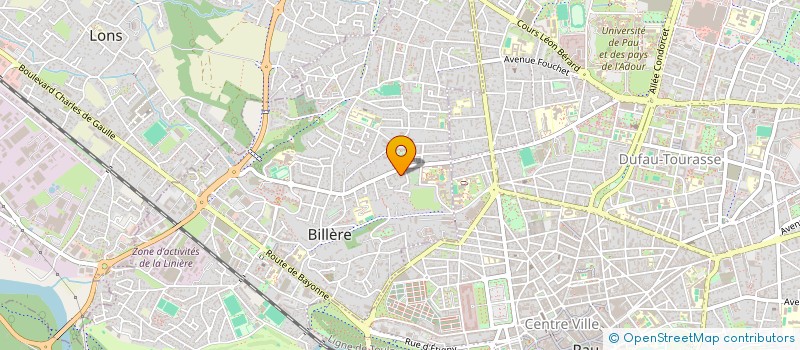 localisation de l'entreprise MONSIEUR RUBEN BENHAMOU  BILLERE