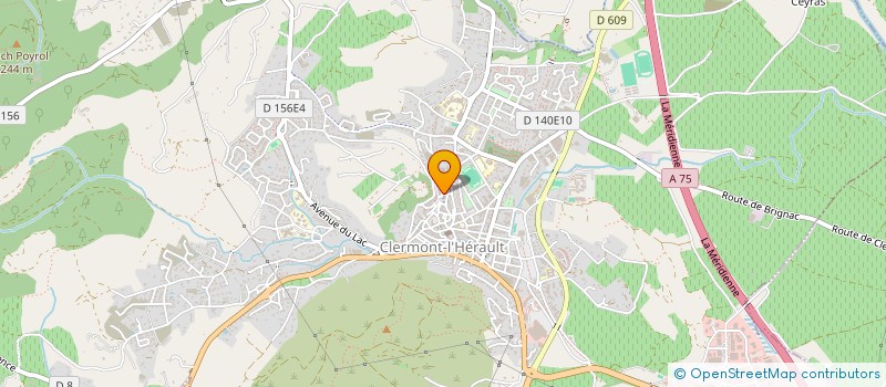 localisation de l'entreprise MONSIEUR RUBEN BENJAMIN  CLERMONT-L'HERAULT