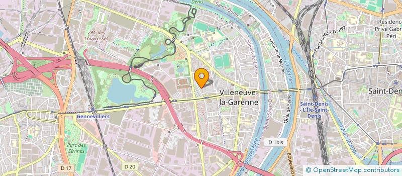 localisation de l'entreprise MONSIEUR RUBEN BEU à VILLENEUVE-LA-GARENNE