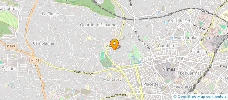 localisation de l'entreprise MONSIEUR RUBEN BUENO  NIMES