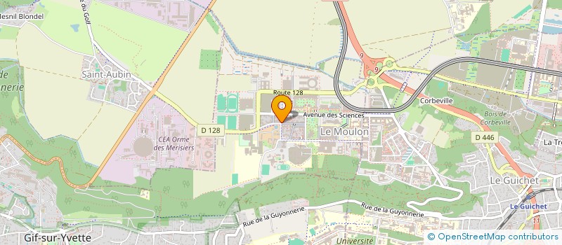 localisation de l'entreprise MONSIEUR RUBEN BUENO  GIF-SUR-YVETTE