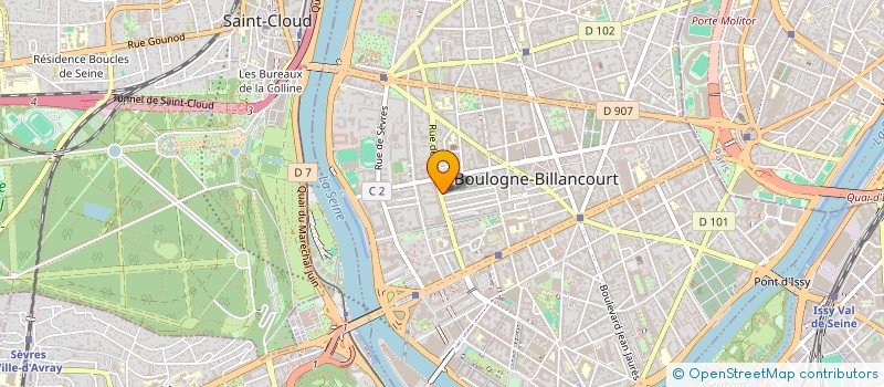 localisation de l'entreprise MONSIEUR RUBEN CARBAJO ANDRES à BOULOGNE-BILLANCOURT
