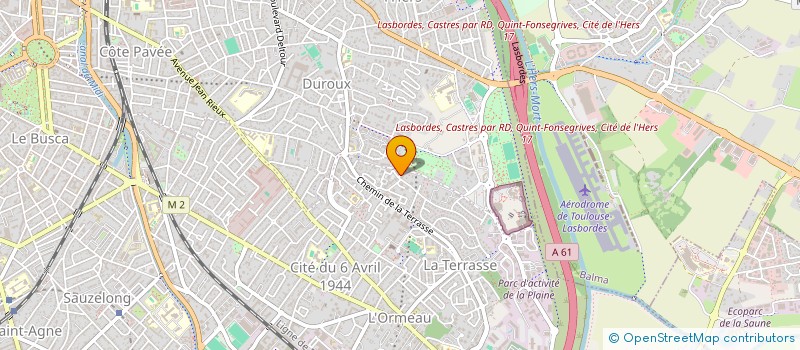 localisation de l'entreprise MONSIEUR RUBEN CASTELLNOU  TOULOUSE