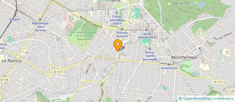 localisation de l'entreprise MONSIEUR RUBEN CEAICA à CLICHY-SOUS-BOIS