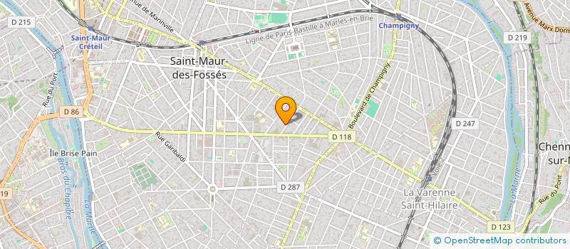 localisation de l'entreprise MONSIEUR RUBEN CHEMLA à SAINT-MAUR-DES-FOSSES