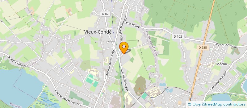 localisation de l'entreprise MONSIEUR RUBEN CHRISTEN  VIEUX-CONDE