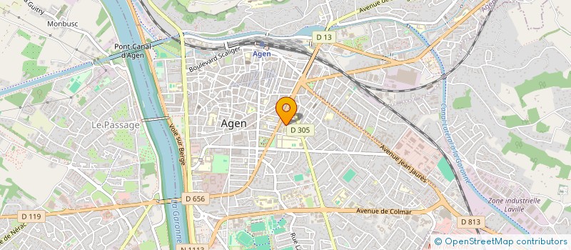 localisation de l'entreprise MONSIEUR RUBEN CONCHA RIVERA  AGEN