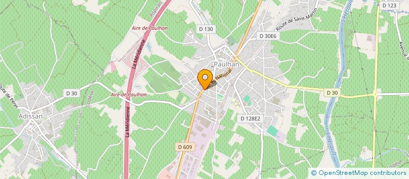 localisation de l'entreprise MONSIEUR RUBEN CONFIAC  PAULHAN