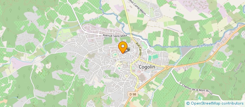 localisation de l'entreprise MONSIEUR RUBEN CZERNIN à COGOLIN