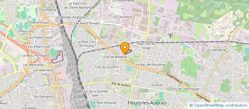 localisation de l'entreprise MONSIEUR RUBEN DA ROCHA BRITO à FLEURY-LES-AUBRAIS