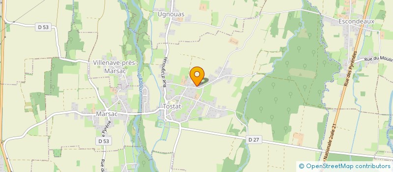 localisation de l'entreprise MONSIEUR RUBEN DA SILVA FREITAS  TOSTAT