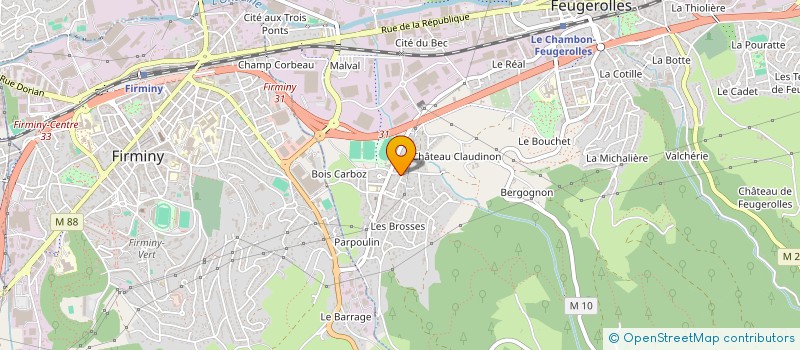 localisation de l'entreprise MONSIEUR RUBEN DA SILVA LOPES à LE CHAMBON-FEUGEROLLES