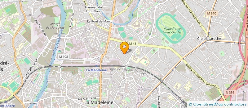 localisation de l'entreprise MONSIEUR RUBEN DA SILVA LUIS à MARCQ-EN-BARŒUL