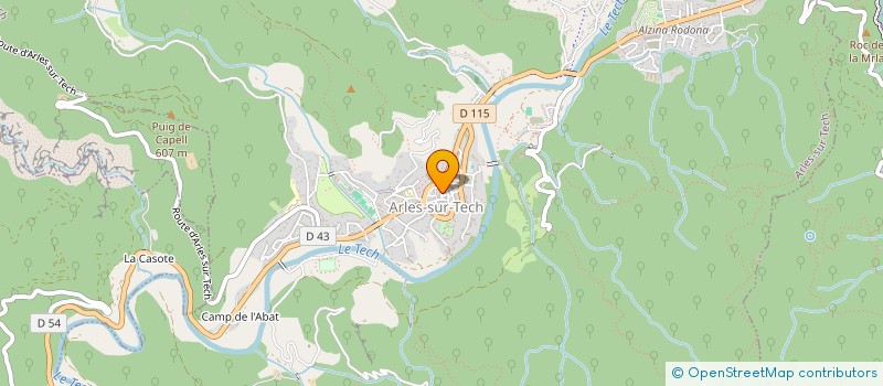 localisation de l'entreprise MONSIEUR RUBEN DAHDOUH  ARLES-SUR-TECH