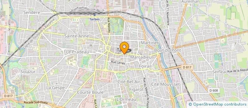 localisation de l'entreprise MONSIEUR RUBEN DARIO CRUZ-IRALOUR  TARBES