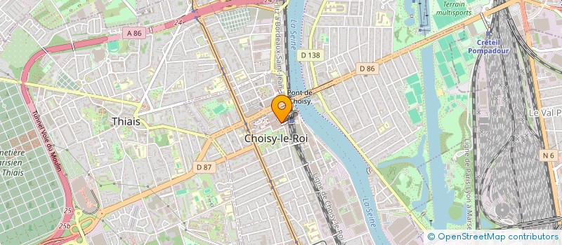 localisation de l'entreprise MONSIEUR RUBEN DARIO MESA GOMEZ  CHOISY-LE-ROI