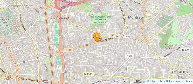 localisation de l'entreprise MONSIEUR RUBEN DE LEON PLACENCIA à MONTREUIL