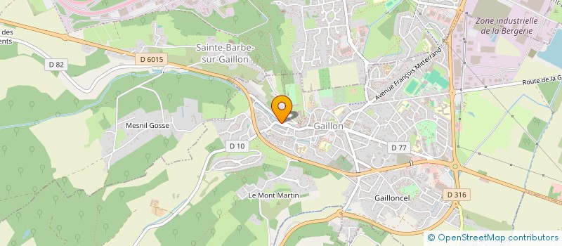 localisation de l'entreprise MONSIEUR RUBEN DE SOUSA FERREIRA  GAILLON