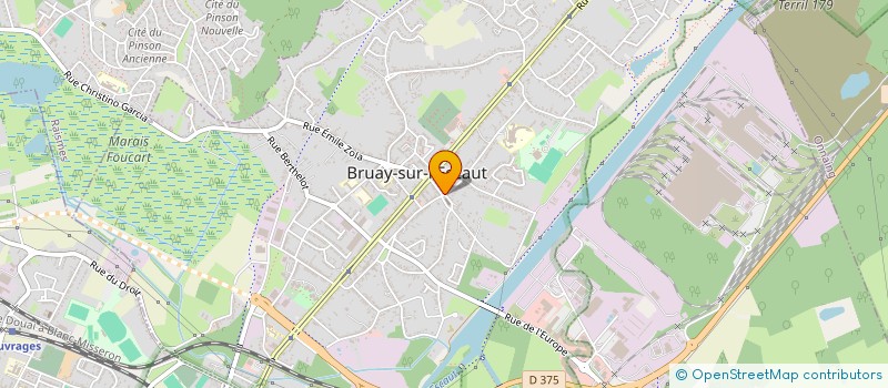 localisation de l'entreprise MONSIEUR RUBEN DEBARRE  BRUAY-SUR-L'ESCAUT