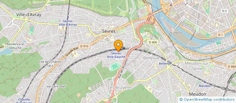 localisation de l'entreprise MONSIEUR RUBEN DURANTE à SEVRES