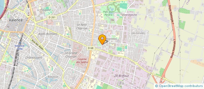 localisation de l'entreprise MONSIEUR RUBEN FILALI  VALENCE