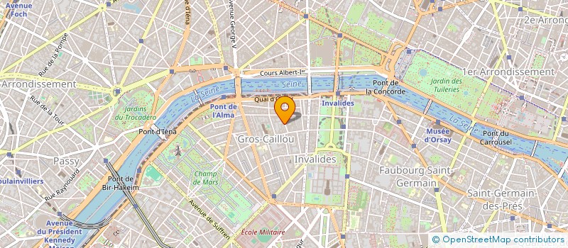 localisation de l'entreprise MONSIEUR RUBEN GREENBERG  PARIS