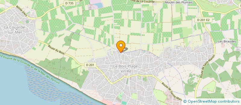 localisation de l'entreprise MONSIEUR RUBEN HENRIQUEZ GUTIERREZ  LE BOIS-PLAGE-EN-RE