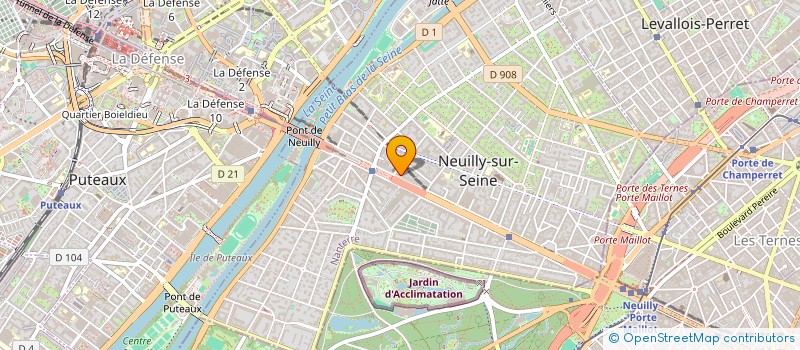 localisation de l'entreprise MONSIEUR RUBEN JOURNO  NEUILLY-SUR-SEINE