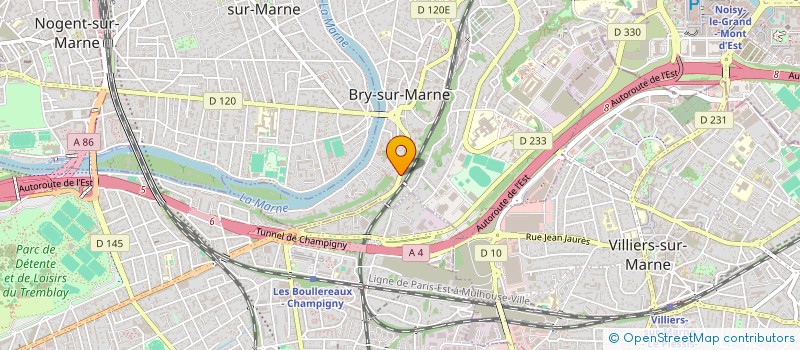 localisation de l'entreprise MONSIEUR RUBEN KAYAT  BRY-SUR-MARNE