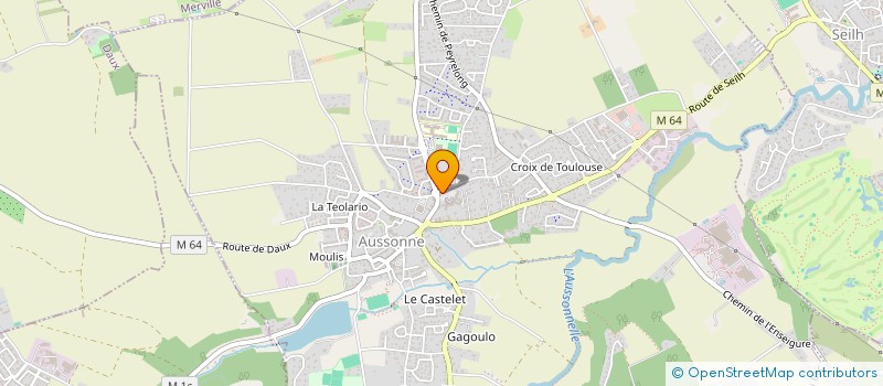 localisation de l'entreprise MONSIEUR RUBEN LAGRENEE à AUSSONNE