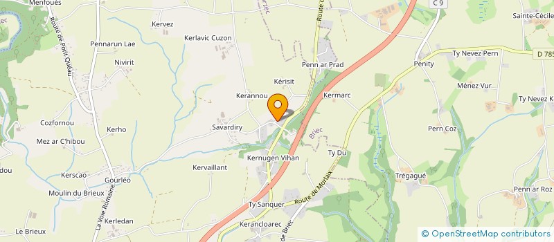 localisation de l'entreprise MONSIEUR RUBEN LE BORGNE  QUIMPER