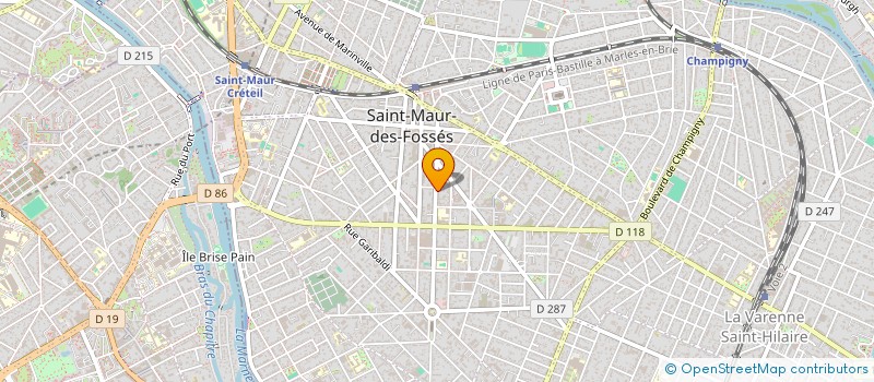 localisation de l'entreprise MONSIEUR RUBEN LEROY à SAINT-MAUR-DES-FOSSES