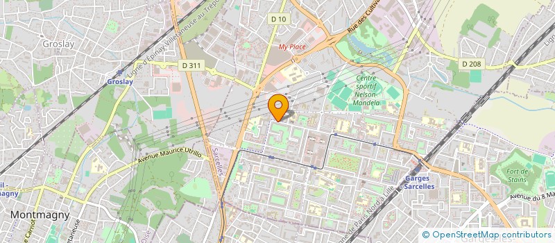 localisation de l'entreprise MONSIEUR RUBEN LIMOUDTORA  SARCELLES