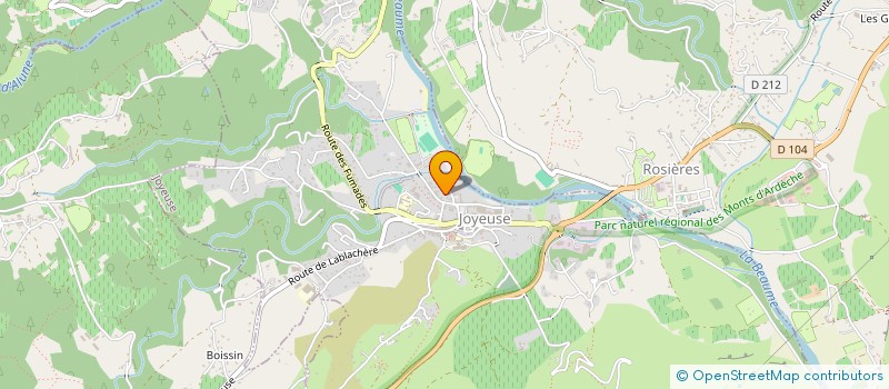 localisation de l'entreprise MONSIEUR RUBEN LOPES FREIXO  JOYEUSE