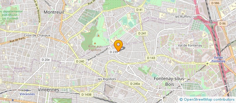 localisation de l'entreprise MONSIEUR RUBEN LORENZ à FONTENAY-SOUS-BOIS