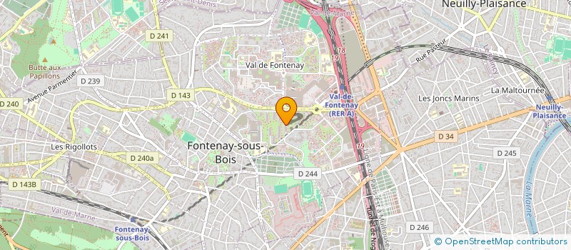 localisation de l'entreprise MONSIEUR RUBEN MADAR à FONTENAY-SOUS-BOIS