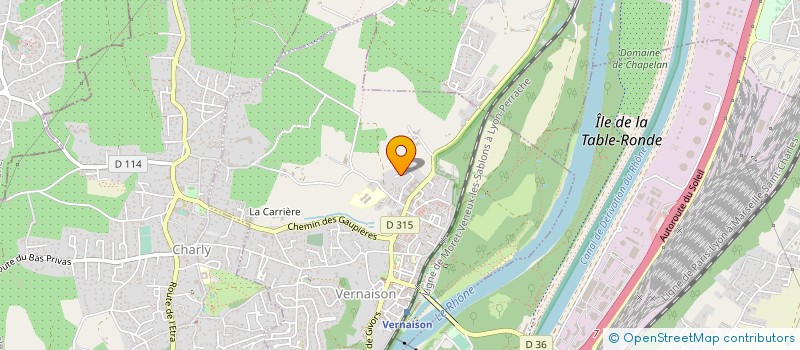 localisation de l'entreprise MONSIEUR RUBEN MAYOLA BIKOYI  VERNAISON