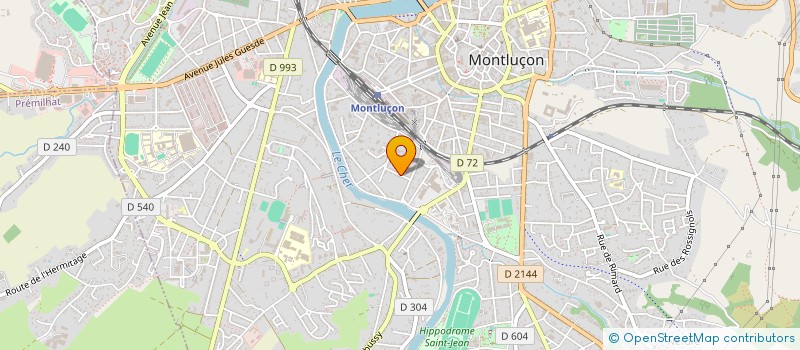 localisation de l'entreprise MONSIEUR RUBEN MIRZOYAN à MONTLUCON