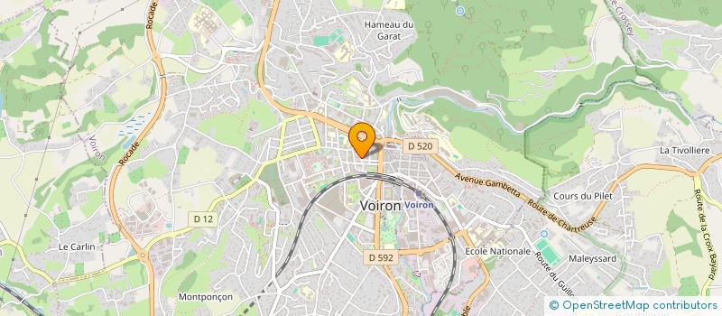 localisation de l'entreprise MONSIEUR RUBEN MULLER  VOIRON