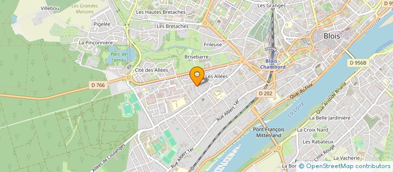 localisation de l'entreprise MONSIEUR RUBEN NIANGA BALLAT  BLOIS