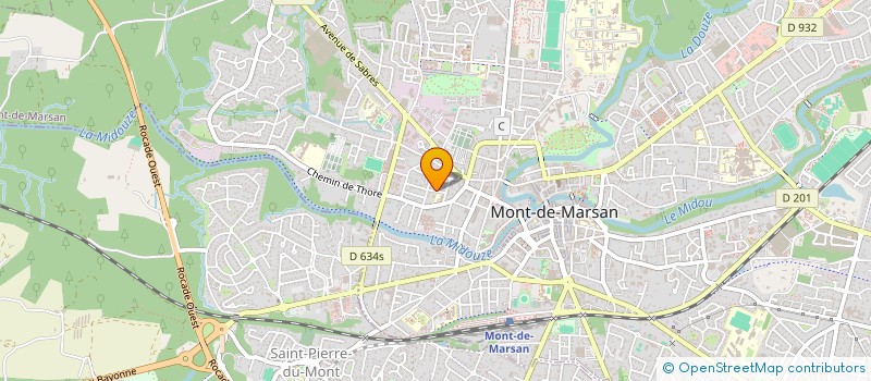 localisation de l'entreprise MONSIEUR RUBEN NOGUEIRA FERNANDES  MONT-DE-MARSAN