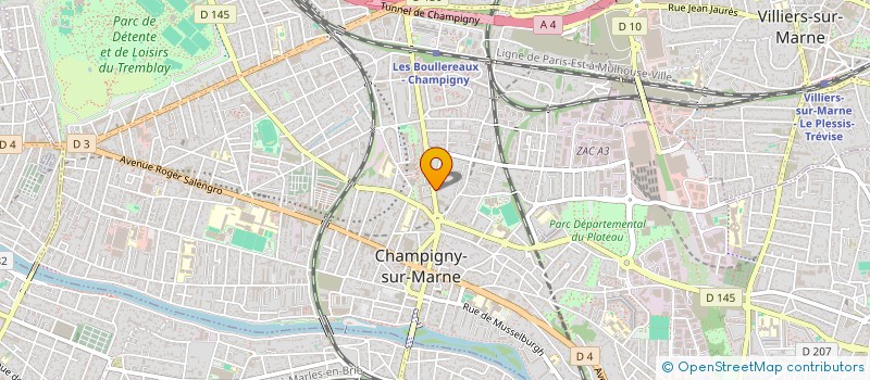 localisation de l'entreprise MONSIEUR RUBEN OLIVEIRA REIS à CHAMPIGNY-SUR-MARNE