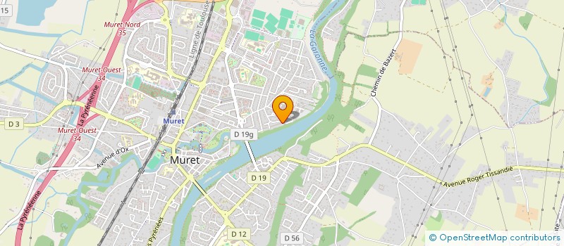 localisation de l'entreprise MONSIEUR RUBEN RIEU  MURET