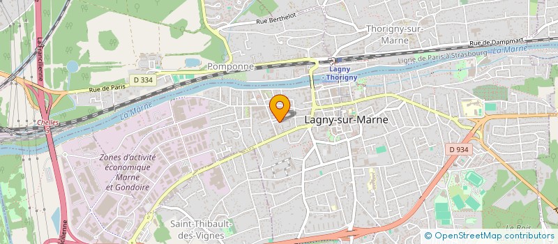 localisation de l'entreprise MONSIEUR RUBEN RODRIGUES FARIA à LAGNY-SUR-MARNE