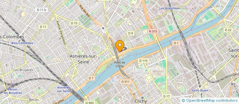 localisation de l'entreprise MONSIEUR RUBEN ROUACH  ASNIERES-SUR-SEINE