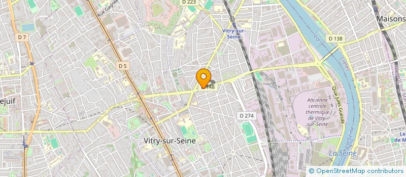 localisation de l'entreprise MONSIEUR RUBEN SAURA à VITRY-SUR-SEINE