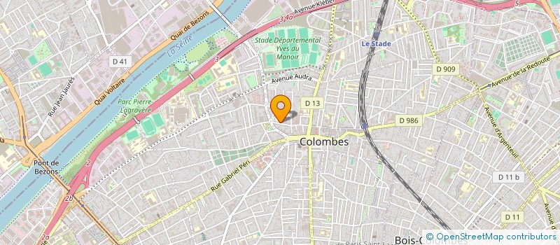 localisation de l'entreprise MONSIEUR RUBEN SELLAM à COLOMBES