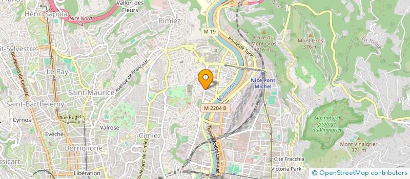 localisation de l'entreprise MONSIEUR RUBEN SERRATTI à NICE
