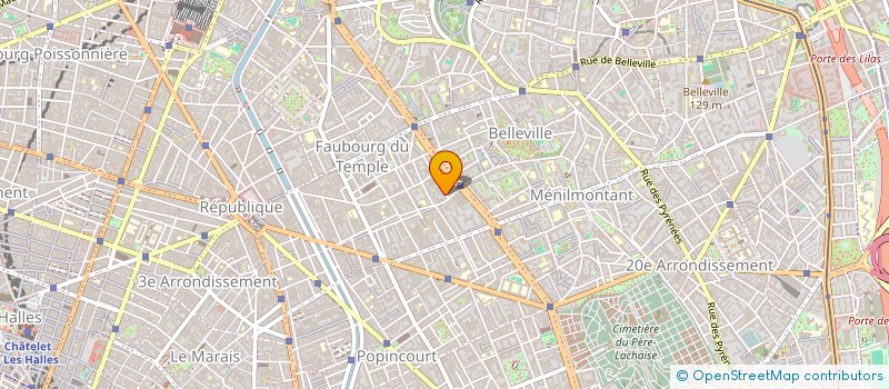 localisation de l'entreprise MONSIEUR RUBEN THEVENOT  PARIS