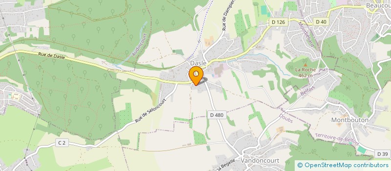 localisation de l'entreprise MONSIEUR RUBEN VOLPEI  DASLE